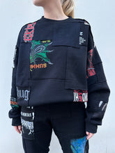 Load image into Gallery viewer, Patchwork Metal Crewneck