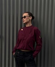 Load image into Gallery viewer, Cropped Cut Out Crewneck