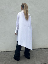Load image into Gallery viewer, Asymmetric Hem Shirt Dress