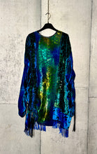 Load image into Gallery viewer, Drawstring Velvet Fringe Dress