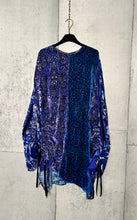 Load image into Gallery viewer, Drawstring Velvet Fringe Dress