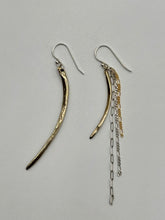 Load image into Gallery viewer, Arc Charm Tassel Earrings