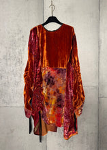 Load image into Gallery viewer, Drawstring Velvet Fringe Dress