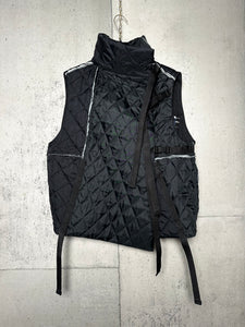 Quilted Buckle Vest