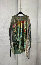 Load image into Gallery viewer, Drawstring Velvet Fringe Dress