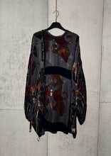 Load image into Gallery viewer, Drawstring Velvet Fringe Dress