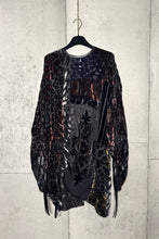 Load image into Gallery viewer, Drawstring Velvet Fringe Dress