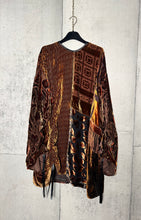 Load image into Gallery viewer, Drawstring Velvet Fringe Dress