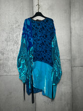 Load image into Gallery viewer, Drawstring Velvet Fringe Dress