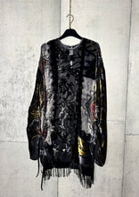 Load image into Gallery viewer, Drawstring Velvet Fringe Dress