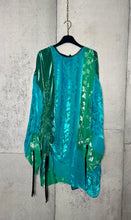 Load image into Gallery viewer, Drawstring Velvet Fringe Dress
