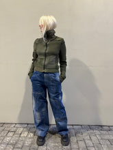 Load image into Gallery viewer, Army Zip Up Sweater