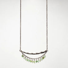 Load image into Gallery viewer, Spine & Beaded Fringe Necklace