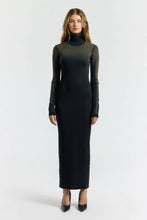 Load image into Gallery viewer, Verona Turtleneck Maxi Dress - Carbon Cast