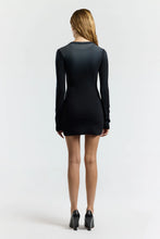 Load image into Gallery viewer, Verona Crew Mini Dress - Black Cast