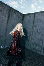 Load image into Gallery viewer, Drawstring Velvet Fringe Dress