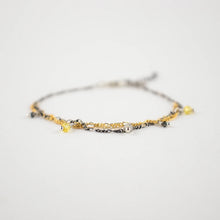 Load image into Gallery viewer, Tangled Silver &amp; Gold Beaded Bracelet