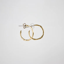 Load image into Gallery viewer, Small Branch Hoop Earrings