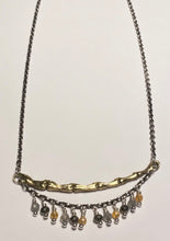 Load image into Gallery viewer, Spine & Beaded Fringe Necklace