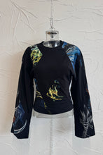 Load image into Gallery viewer, Metal Longsleeve Corset Top