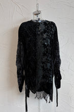 Load image into Gallery viewer, Drawstring Velvet Fringe Dress