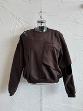 Load image into Gallery viewer, Cutout Cropped Crewneck