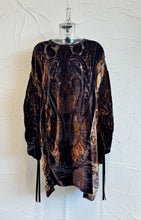 Load image into Gallery viewer, Drawstring Velvet Fringe Dress