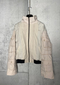 Cargo Bomber Jacket - Beige