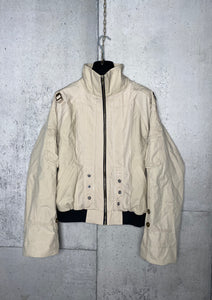 Cargo Bomber Jacket - Beige