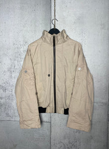 Cargo Bomber Jacket - Beige