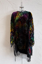 Load image into Gallery viewer, Drawstring Velvet Fringe Dress