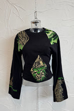 Load image into Gallery viewer, Metal Longsleeve Corset Top