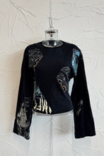 Load image into Gallery viewer, Metal Longsleeve Corset Top