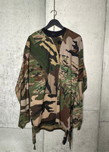 Load image into Gallery viewer, Patchwork Camo Cutout Dress