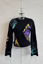 Load image into Gallery viewer, Metal Longsleeve Corset Top