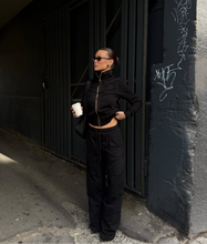 Load image into Gallery viewer, Solid Zip Up Sweater