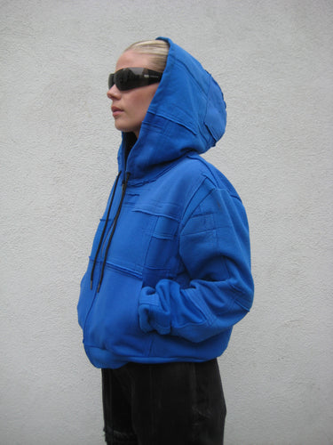 Solid Zip Up Hoodie