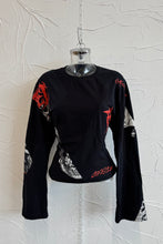 Load image into Gallery viewer, Metal Longsleeve Corset Top