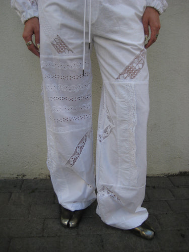 Wide Leg Lace Pants