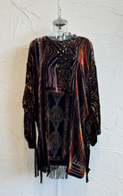Load image into Gallery viewer, Drawstring Velvet Fringe Dress