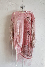 Load image into Gallery viewer, Drawstring Velvet Fringe Dress