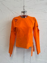 Load image into Gallery viewer, Cut Out Patchwork Fitted Top