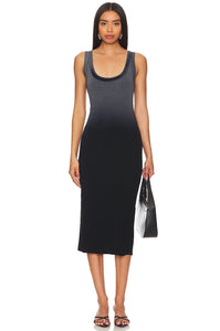 Verona Midi Dress - Black Cast