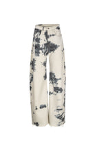 Load image into Gallery viewer, Tie Dye Black Boyfriend Trousers