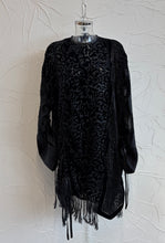 Load image into Gallery viewer, Drawstring Velvet Fringe Dress