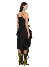 Load image into Gallery viewer, Assymetric Frills Strap Dress
