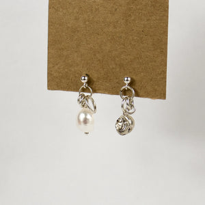 Mix-Match Jump-Ring, Pear and Pod earrings