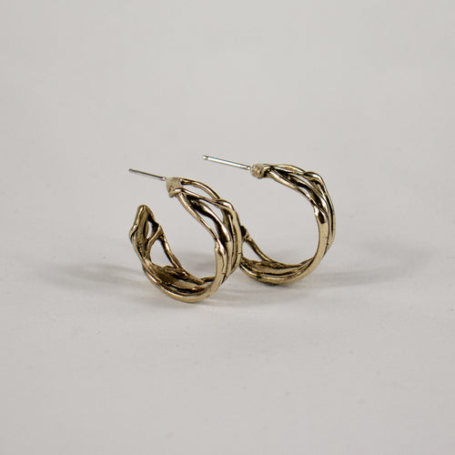 Melted Wave Hoops