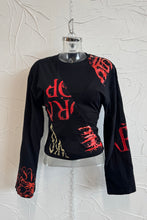 Load image into Gallery viewer, Metal Longsleeve Corset Top