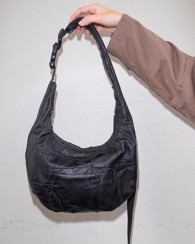Leather Patchwork Shoulder Bag